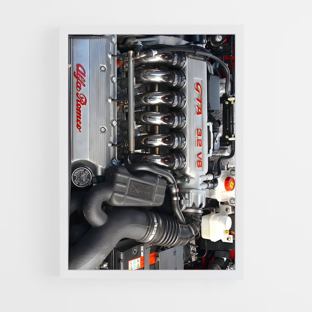 Poster Red Revolutions – affiche Alfa Romeo (vue 3)